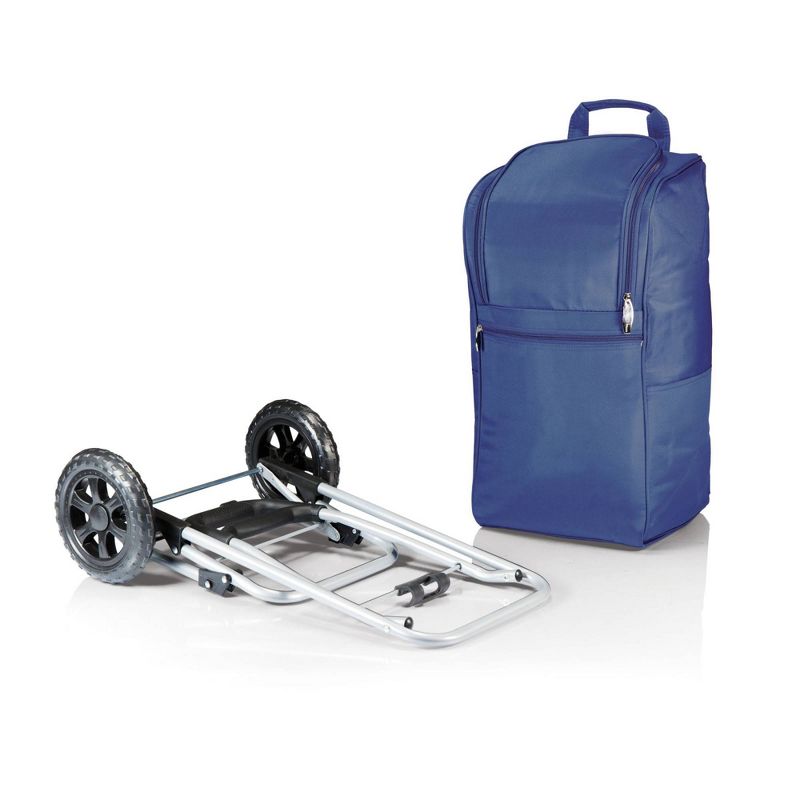 Picnic Time Cart 18qt Cooler with Trolley - Navy