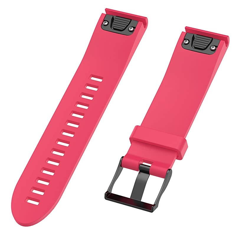 for Garmin Fenix 5S Fenix 6S Soft Silicone Replacement Watch Strap for Garmin Fenix 5SFenix 5S PlusFenix 6SFenix 6S Pro Smart Watch Fit 531 inches846 inches