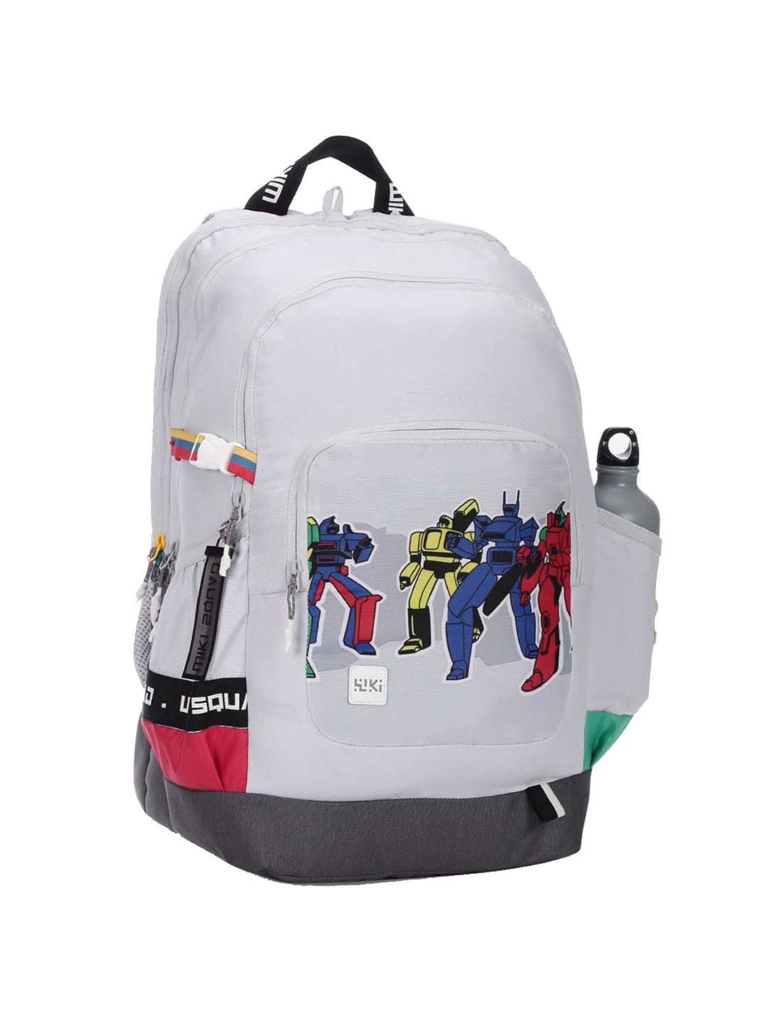 Wiki 40 Ltrs Grey Medium Backpack
