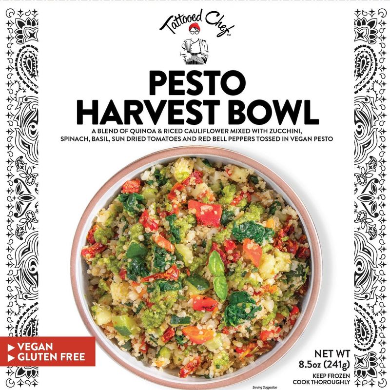 Tattooed Chef Frozen Pesto Harvest Bowl - 8.5oz