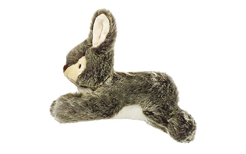 Fluff & Tuff Walter the Wabbit, Large Rabbit Plush Dog Toy with Squeaker