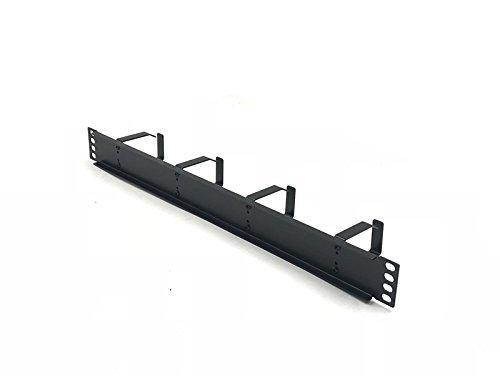 Raising Electronics1U Horizontal Rack Mount Metal Cable Management with 4 Ring
