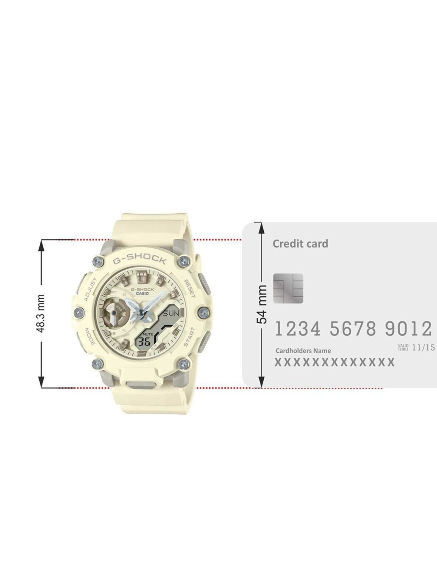 Casio GMA-S2200-7ADR G-Shock Analog-Digital Watch for Women