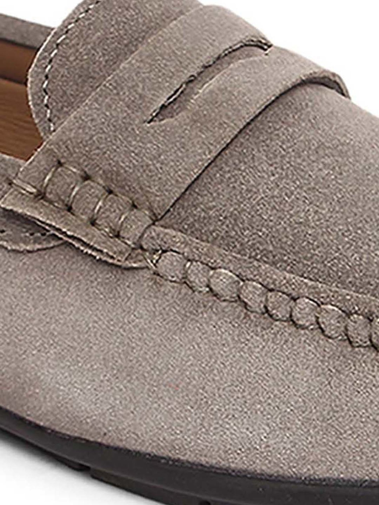 Louis Stitch Men's Ash Grey Casual Loafers