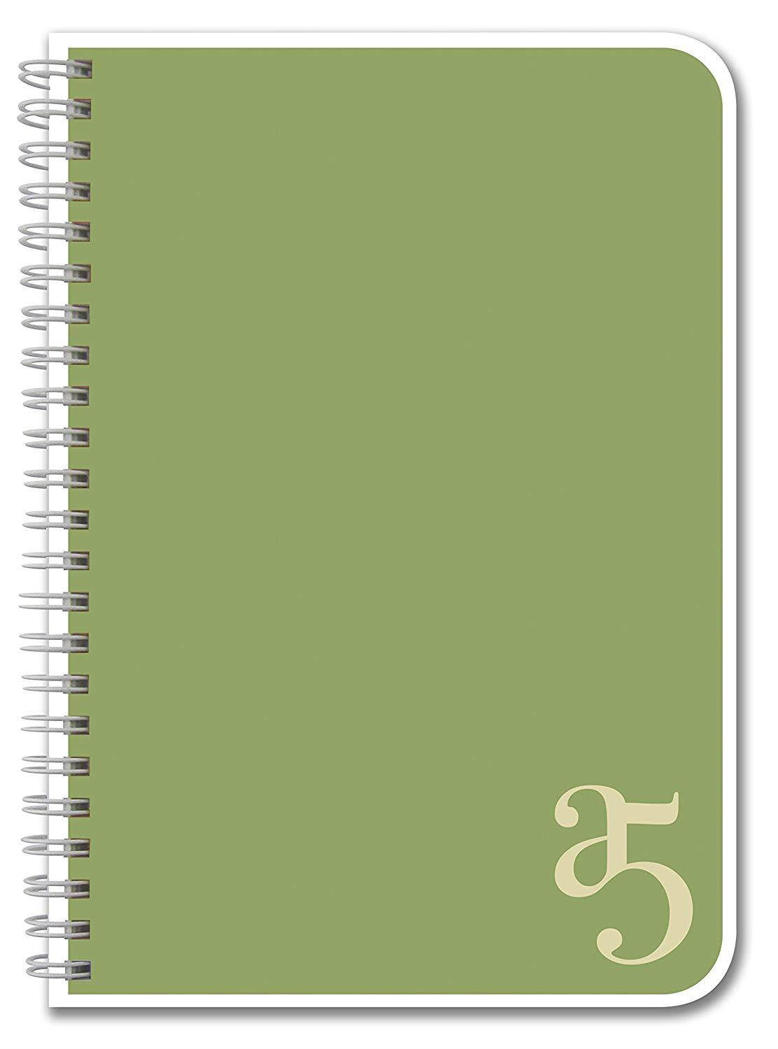 BookFactory A5 Notebook / A5 Ruled Notebook 120 pages (21cm x 29.7cm) Wire-O (RULE-120-5RW-A)
