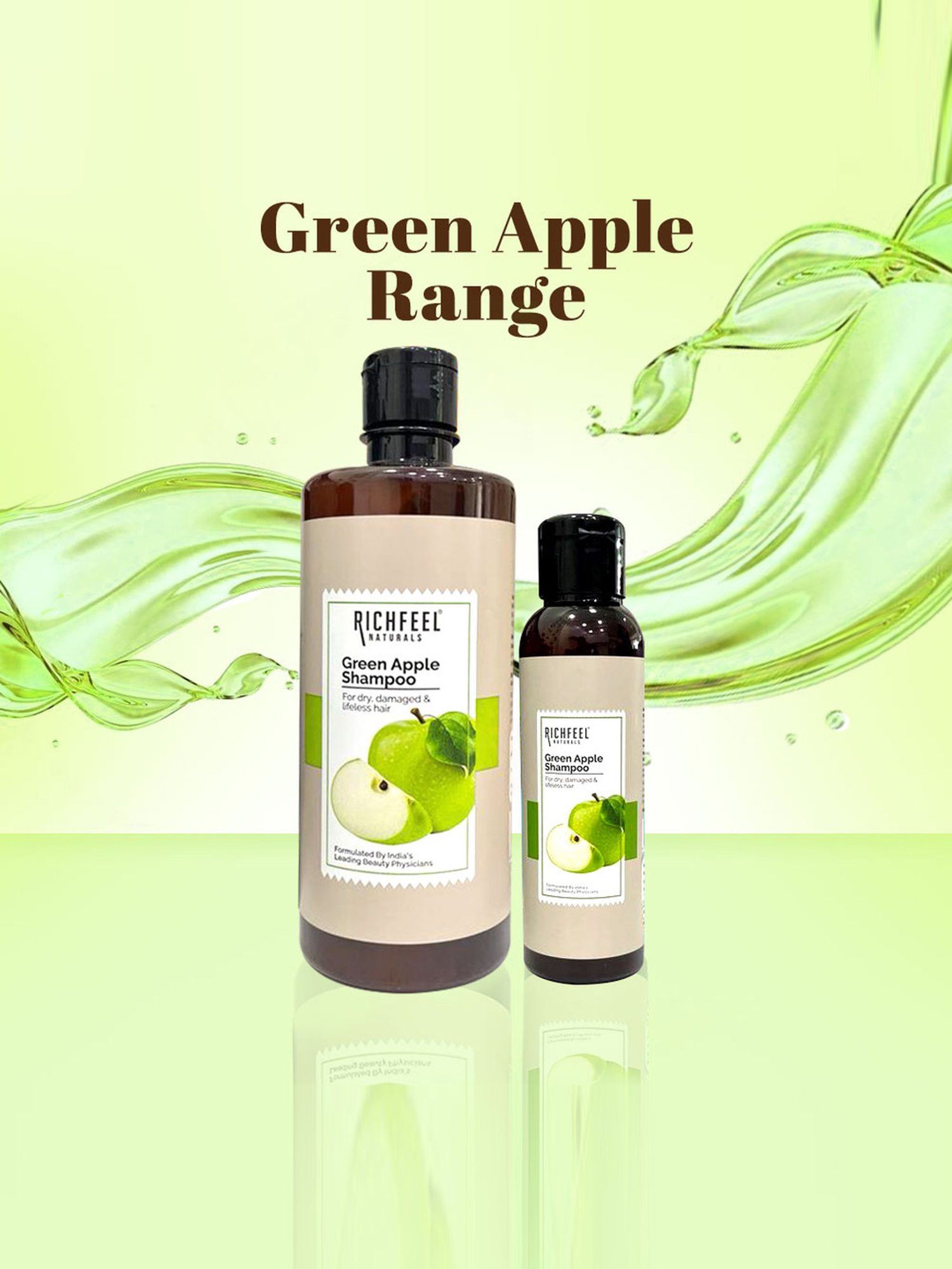 Richfeel Green Apple Shampoo - 500 ml