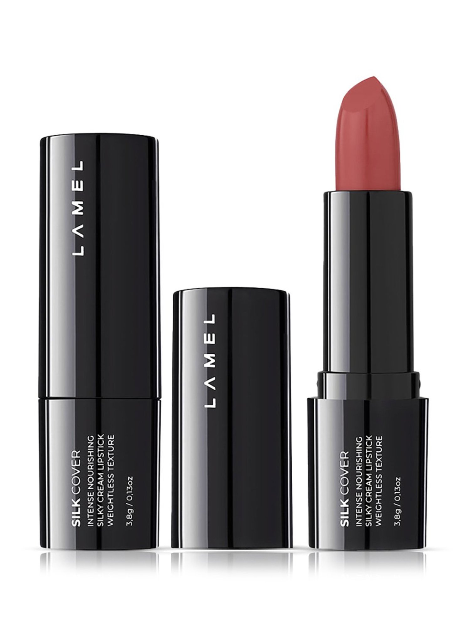 Lamel Silk Cover Silky Cream Lipstick 403 Soft Coral - 3.8 gm