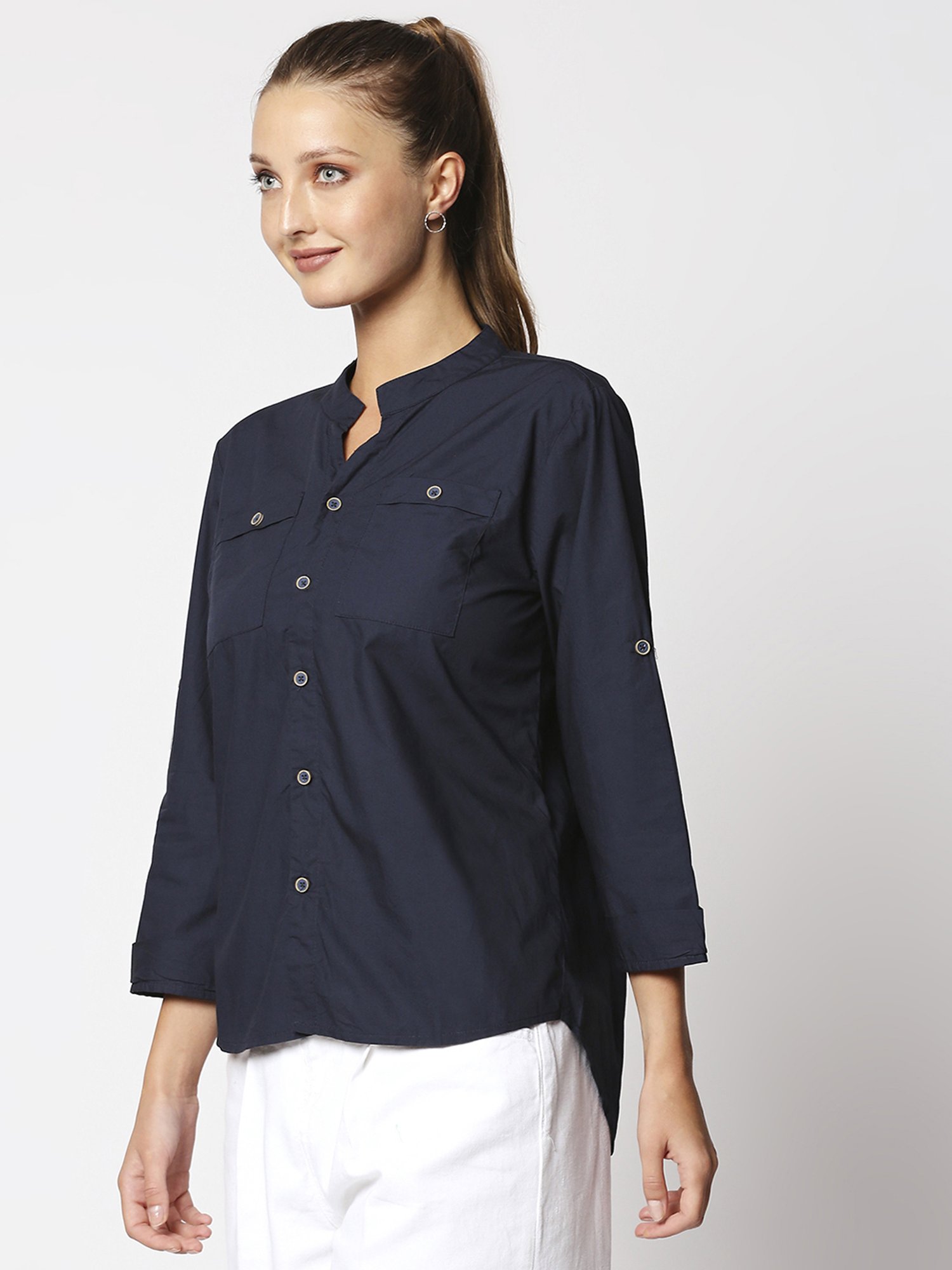 Remanika Blue Pure Cotton Shirt