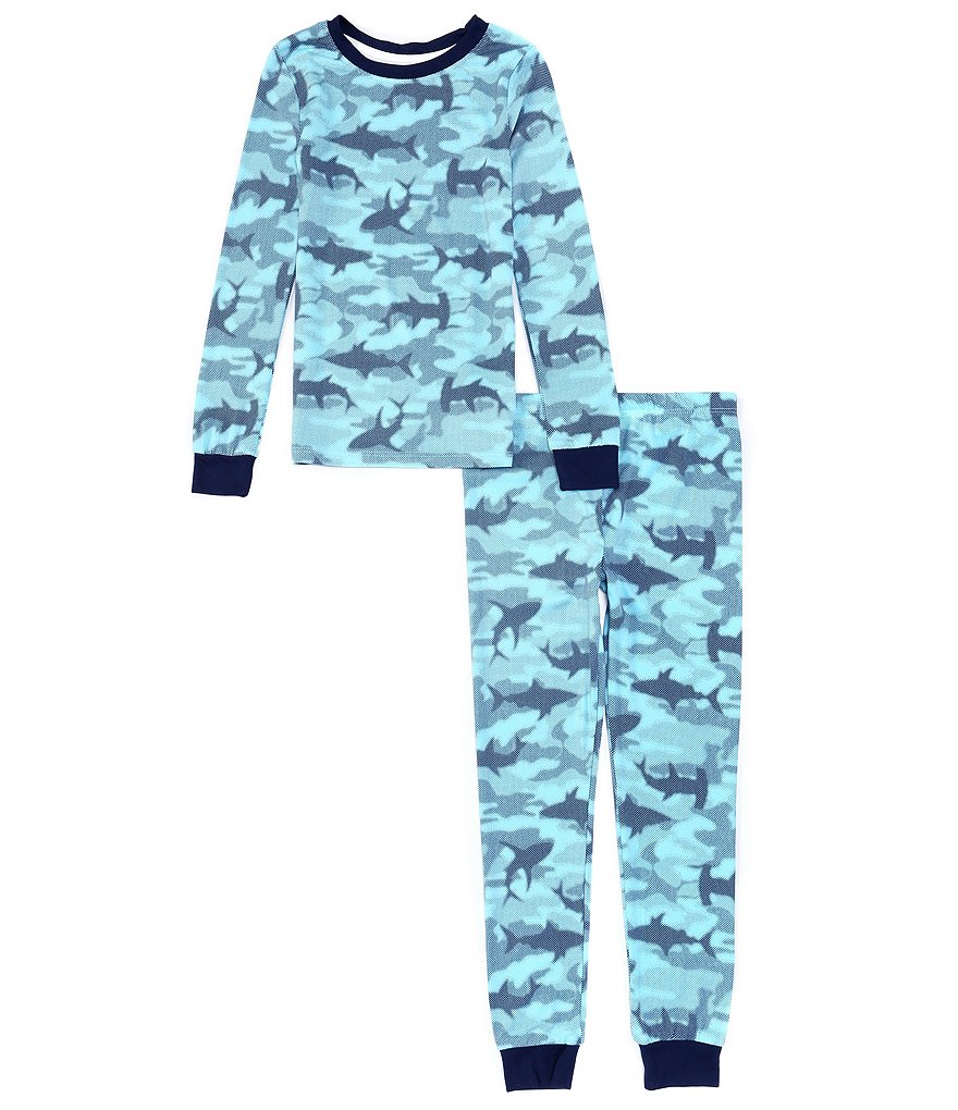 Dream Life Little Boys 2-7 Sharks Yummy 2-Piece Pajamas Set