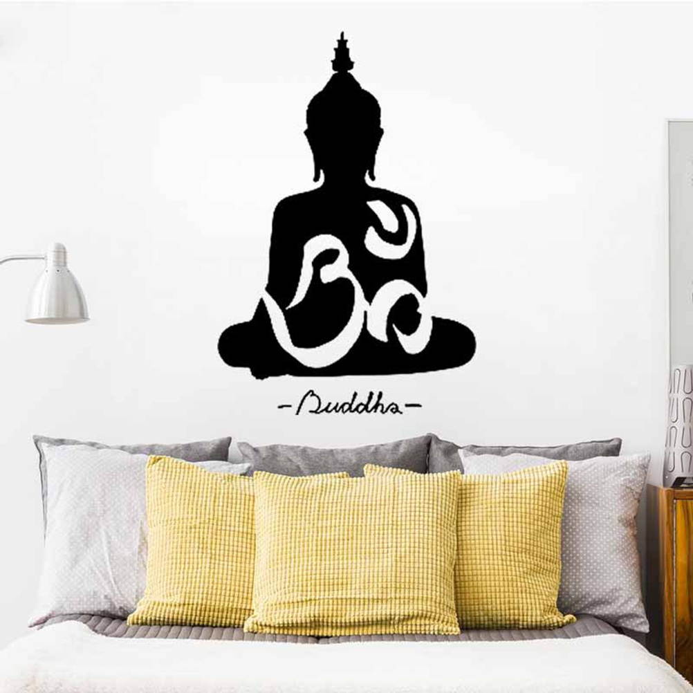 10 * 15cm Buddha Wall Decor Sticker Art Decal