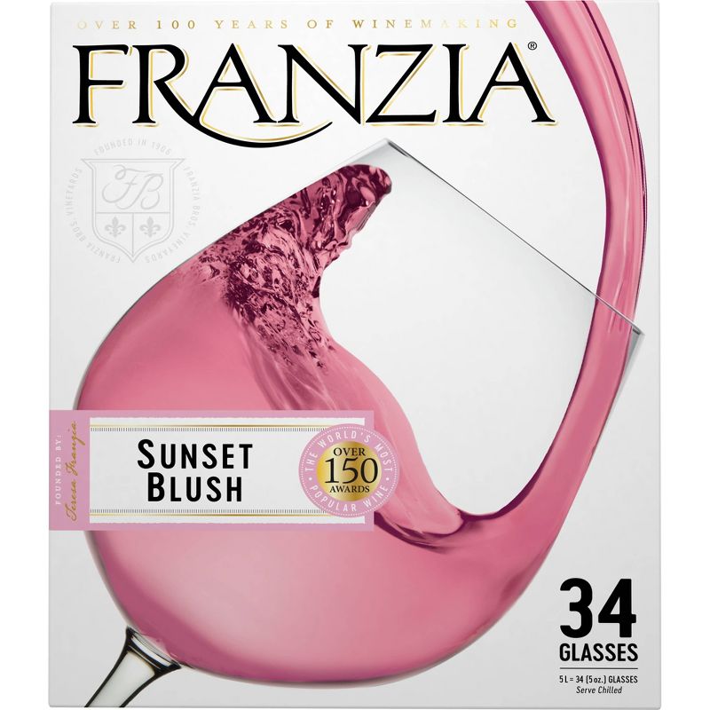 Franzia Sunset Blush Rose Wine - 5L Box