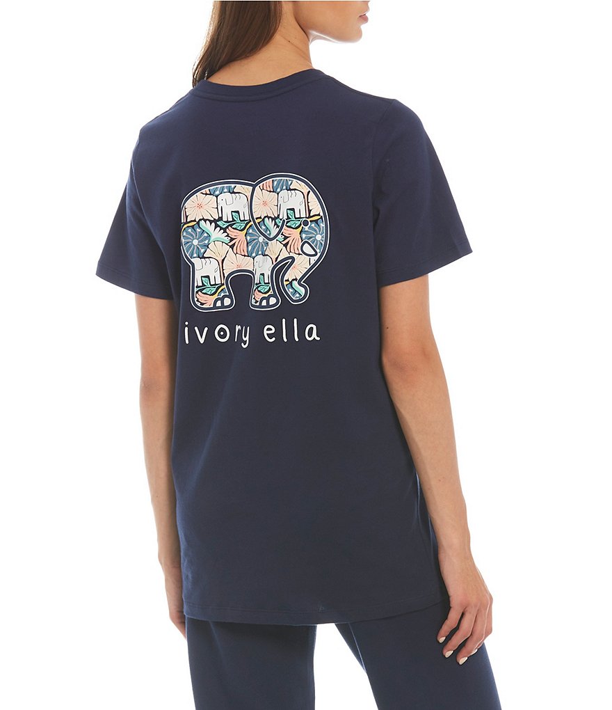 Ivory Ella Short-Sleeve Graphic Tee