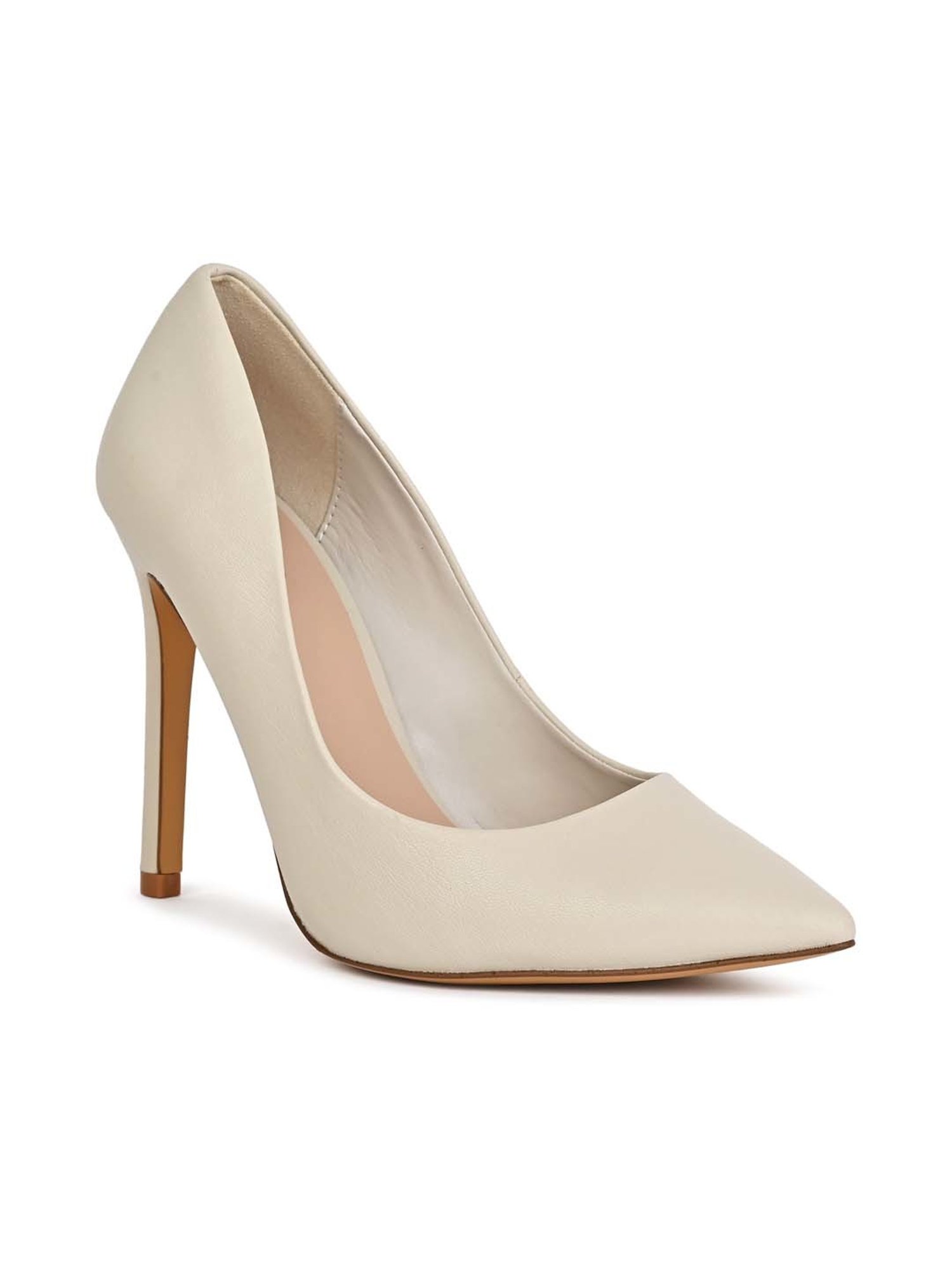 Flat N Heels Women's Pink Stiletto Pumps