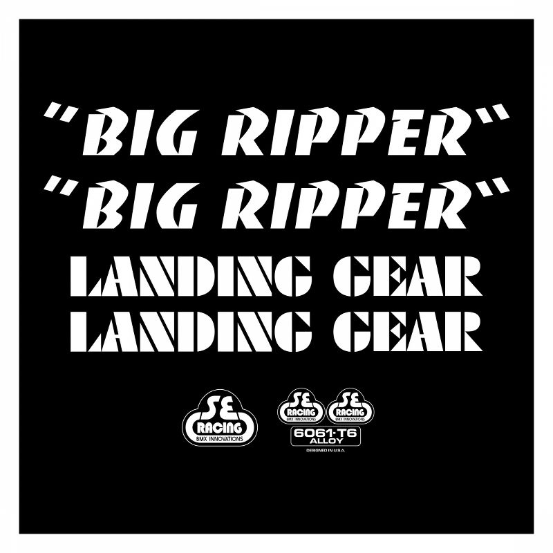 Se Bikes Big Ripper Decal Set Sticker/Decal