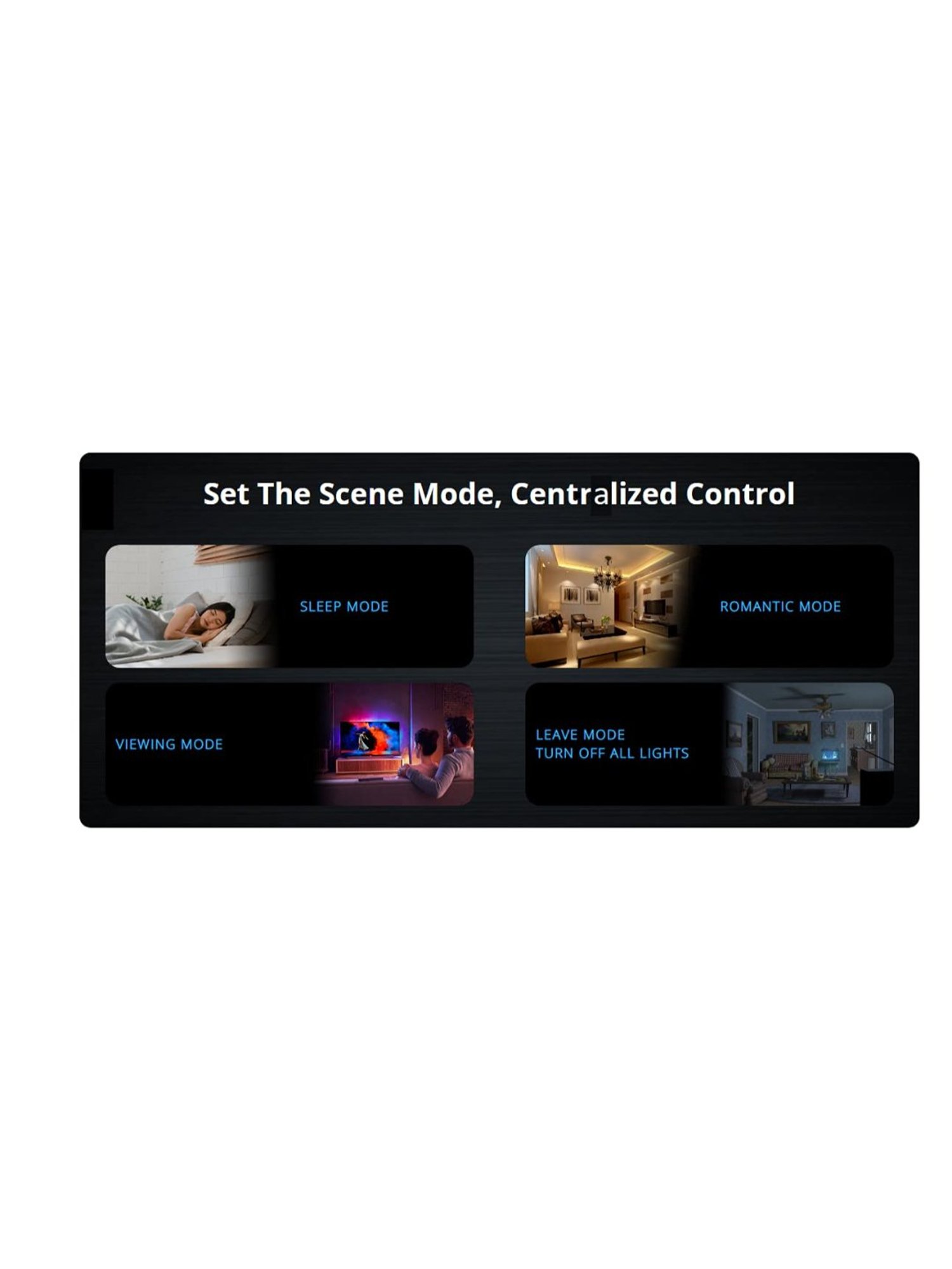 Teqooz Smart Dimmer Wi-Fi plus Bluetooth Touch Switch for Lights, Lamps (Black)