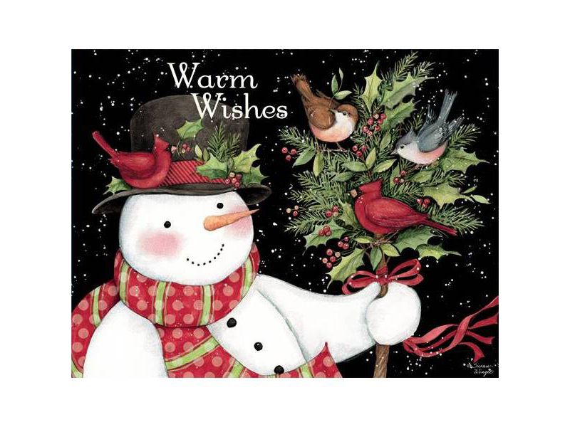 18ct Snowman & Friends Holiday Boxed Cards