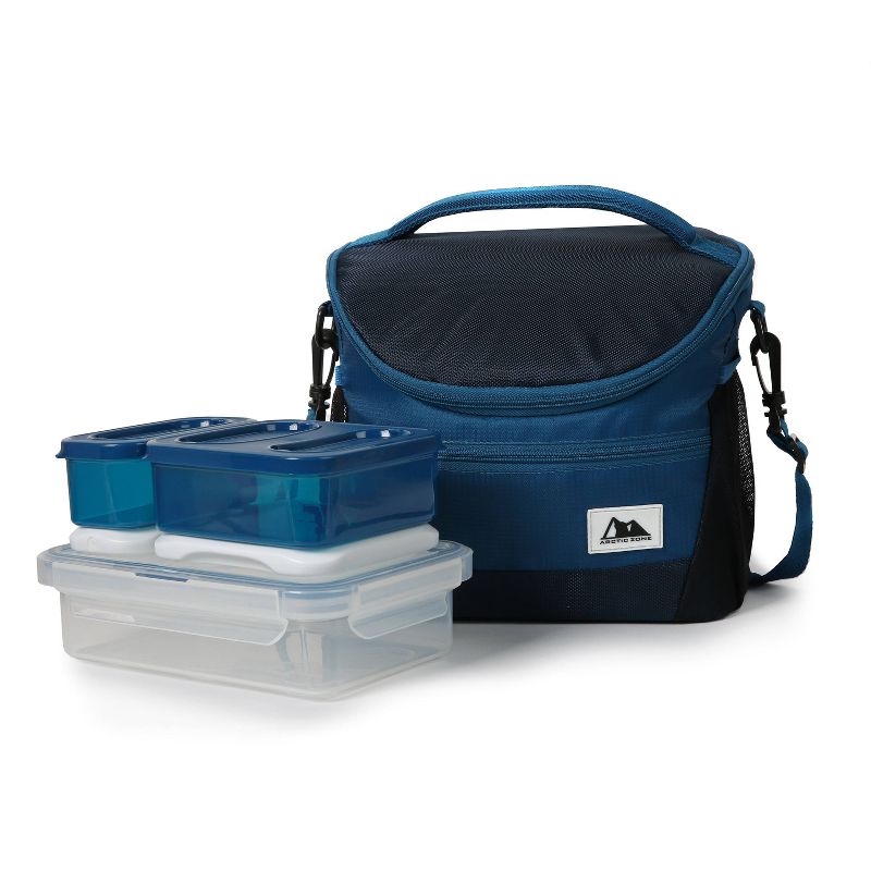 Arctic Zone High Performance Lunch Tote Set - Navy