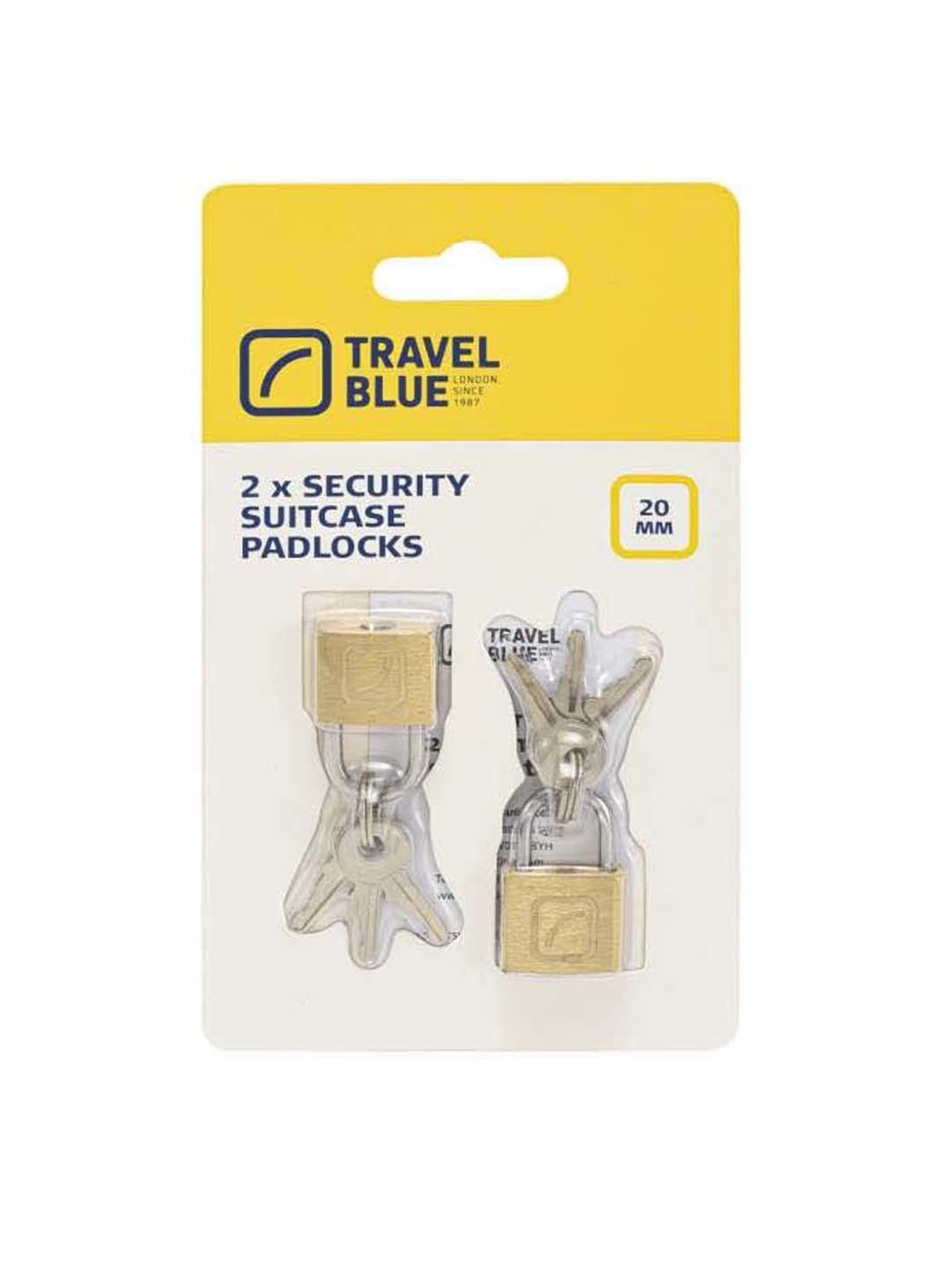 Travel Blue Golden Lock - Pack of 2