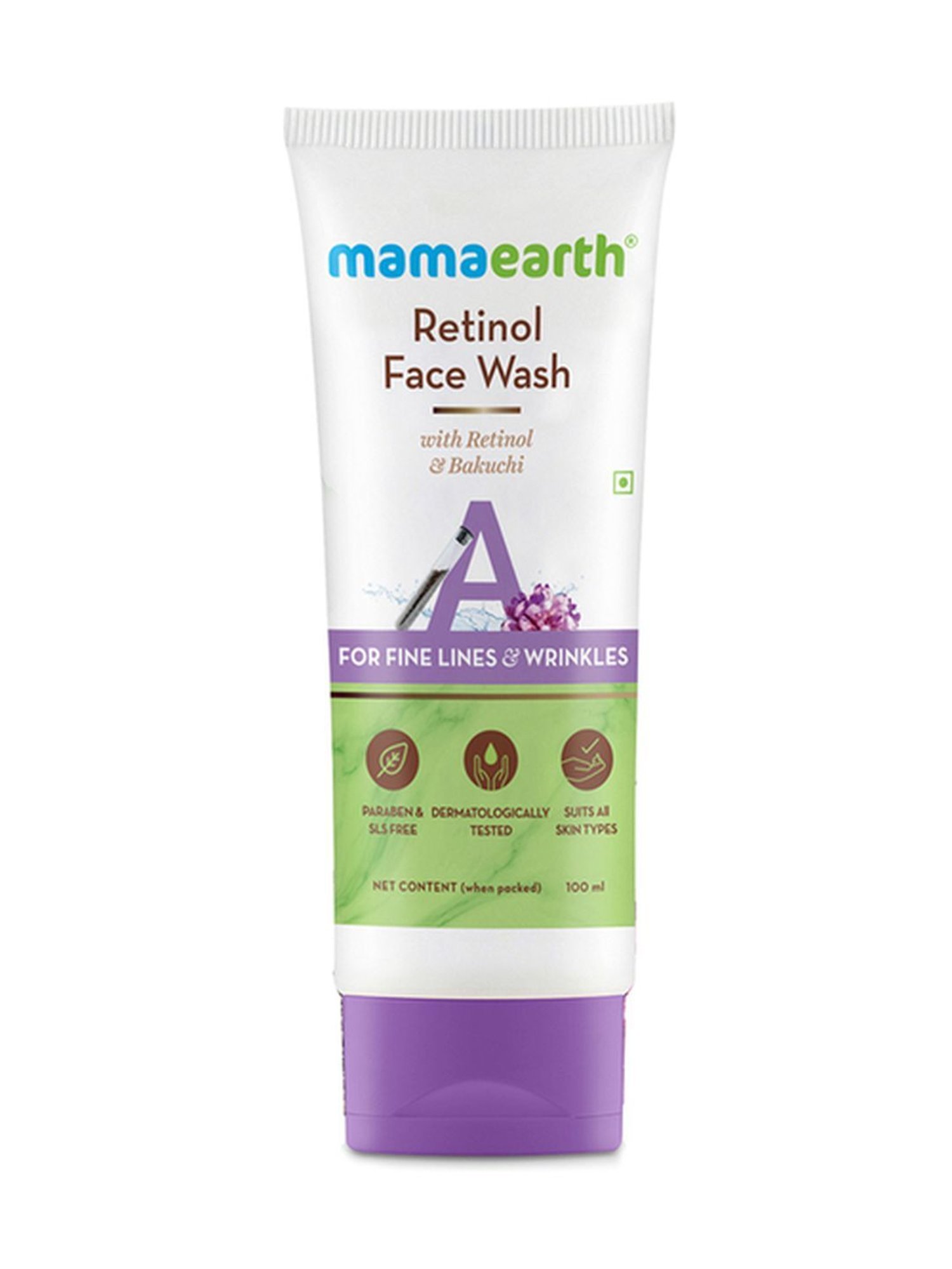Mamaearth Retinol & Bakuchi Face Wash - 100 ml