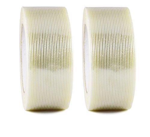 T.R.U. FIL-795 Filament Strapping Tape: 60 yds. (4 Mil) (2" in. x 60 yds. (Pack of 2))