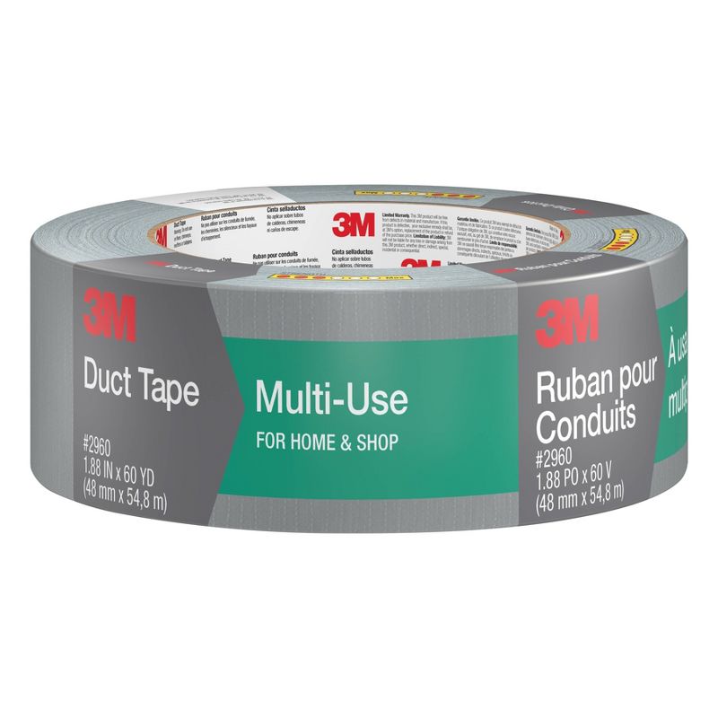 3M 1.88" x 60 yd Multi-Use Duct Industrial Tape