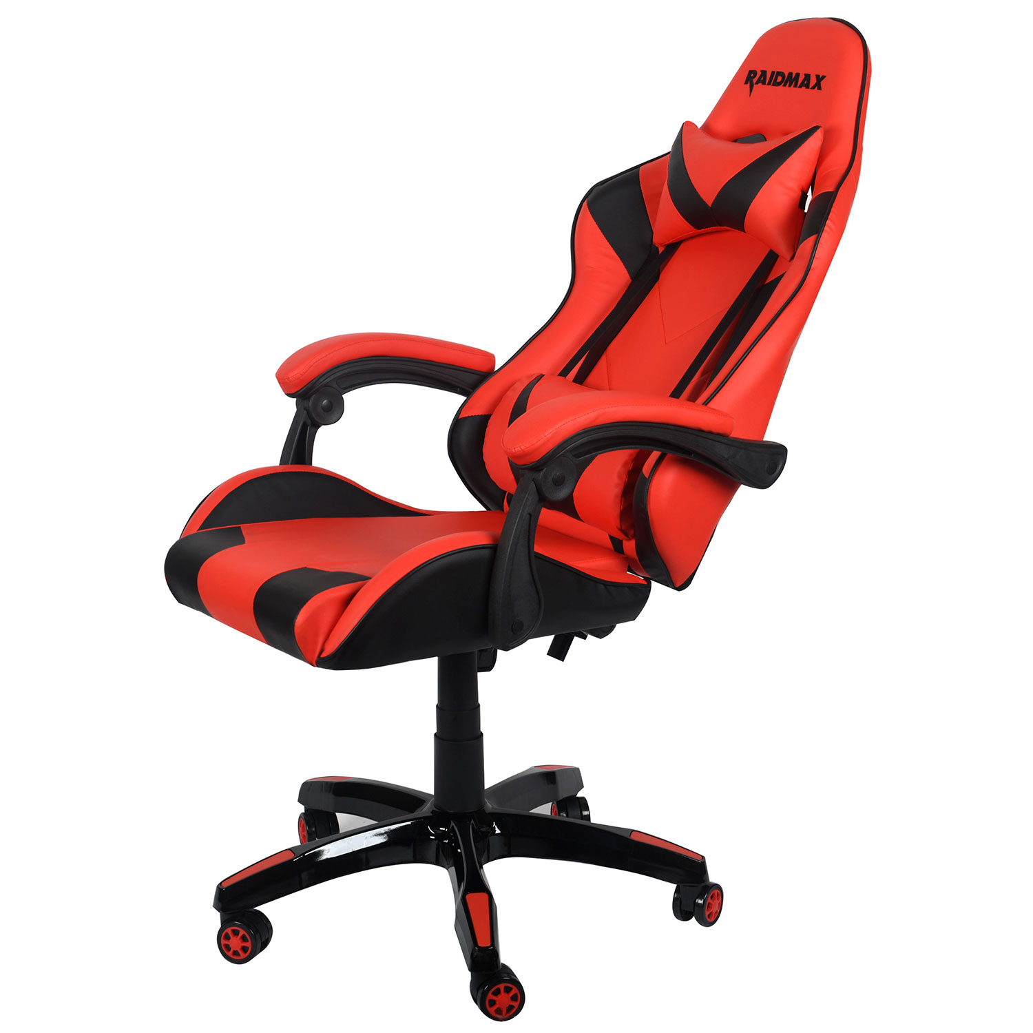 Drakon Gaming Chair Ergonomic Racing Style Pu Leather Bucket Seat, Headrest and Lumber Support