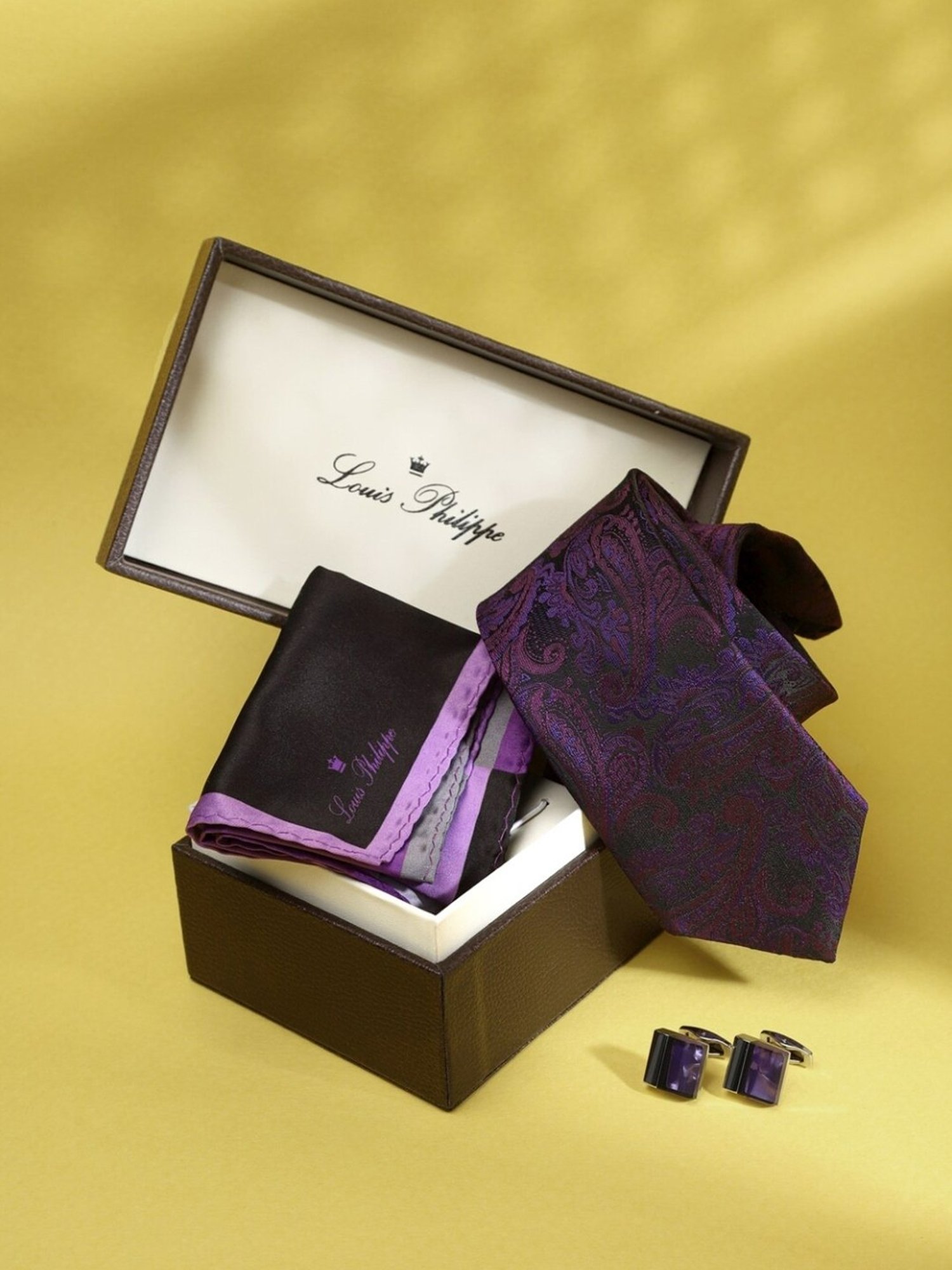 CHOKORE Red and Yellow Checks Tie