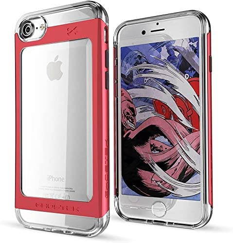 Ghostek Cloak Clear iPhone 7 Plus, iPhone 8 Plus Case with Slim Metal Bumper Design Shockproof Heavy Duty Protection Wireless Charging 2017 iPhone 8 Plus, 2016 iPhone 7 Plus (5.5 Inch) - (Gold)