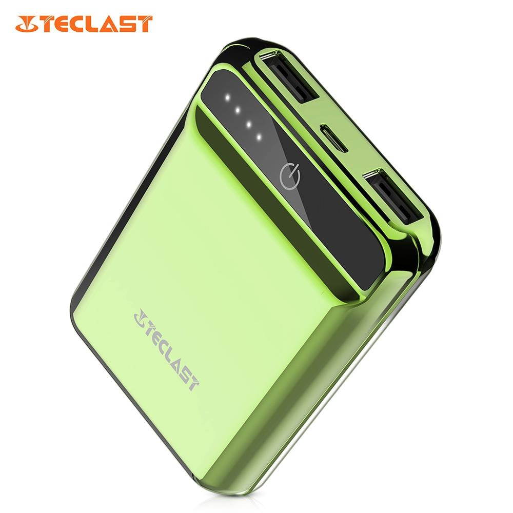 Power Bank 10000mAh High Capacity External Battery Pack Powerbank Cell Phone Battery Backup Charger with Dual Input & Output Compatible iPhone X 8 7 Plus, iPad Tablet & More