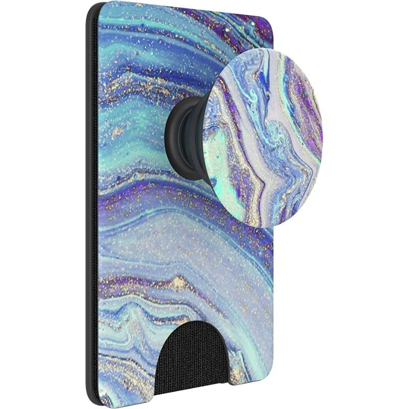 PopWallet+ Swappable amp Repositionable Wallet Lilac Agate