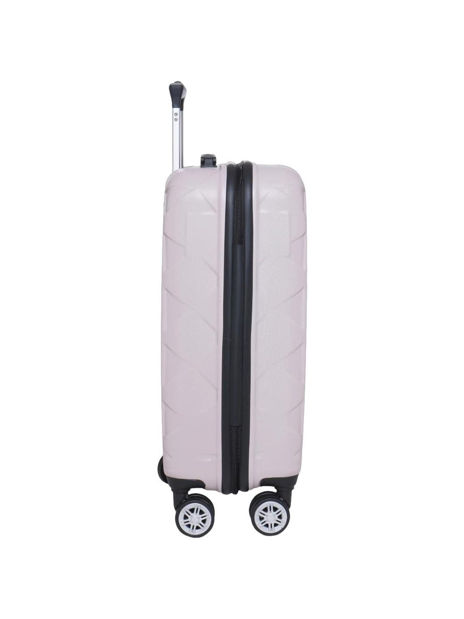 Swiss Military Jupitor Ivory Textured Hard Cabin Trolley Bag - 55 Cms