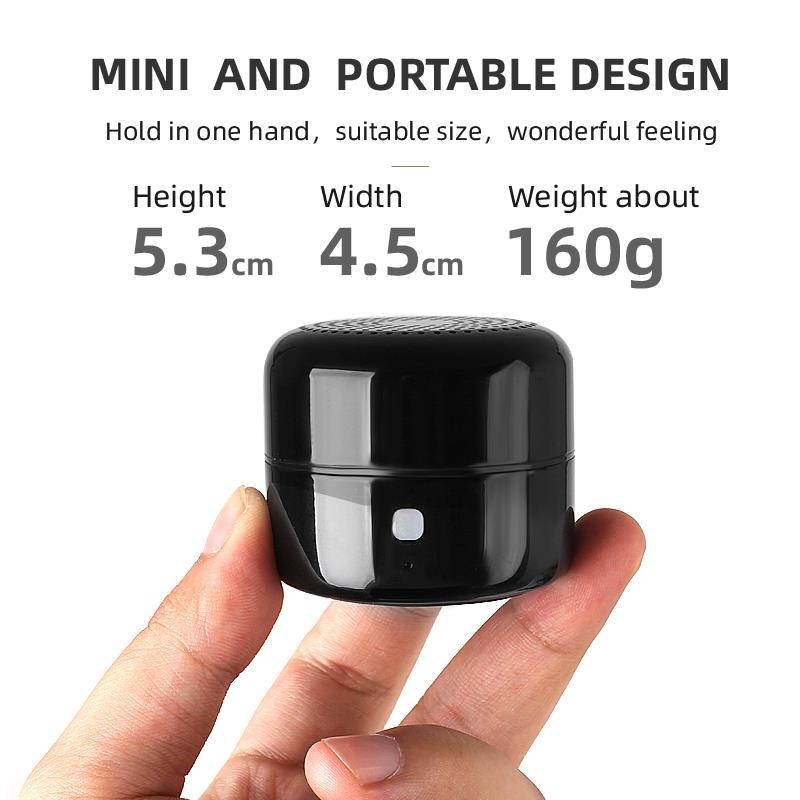 FineBlue MK-18 Mini Speaker Metal Bluetooth Speaker Mega Bass Ture Wireless Stereo Music Portable Loudspeaker Waterpoof (Red)