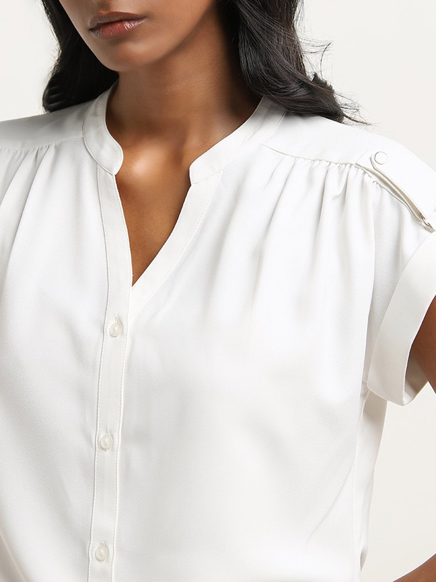 Wardrobe by Westside White Solid Top