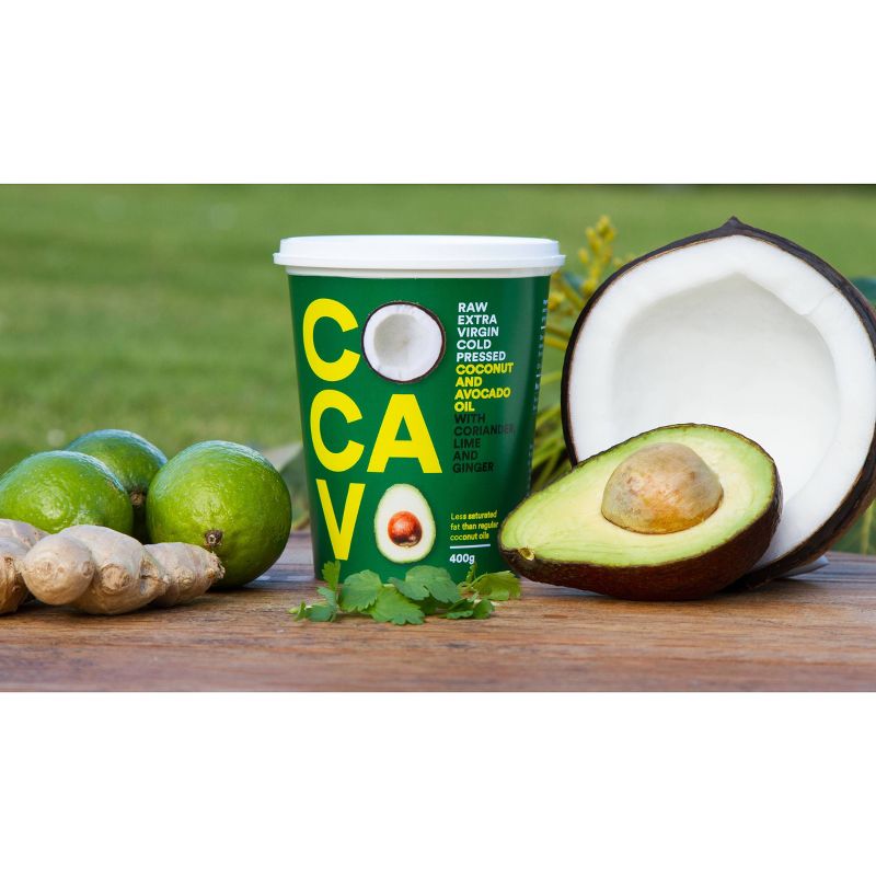 Cocavo Coconut & Avocado Oil w/Cilantro Lime Ginger - 14floz