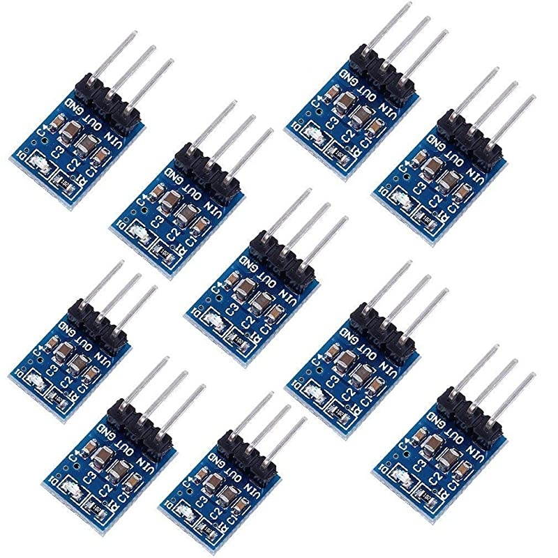 10pcs AMS1117-3.3 DC-DC Step-Down Power Module AMS1117-3.3V Buck Module LDO 800MA