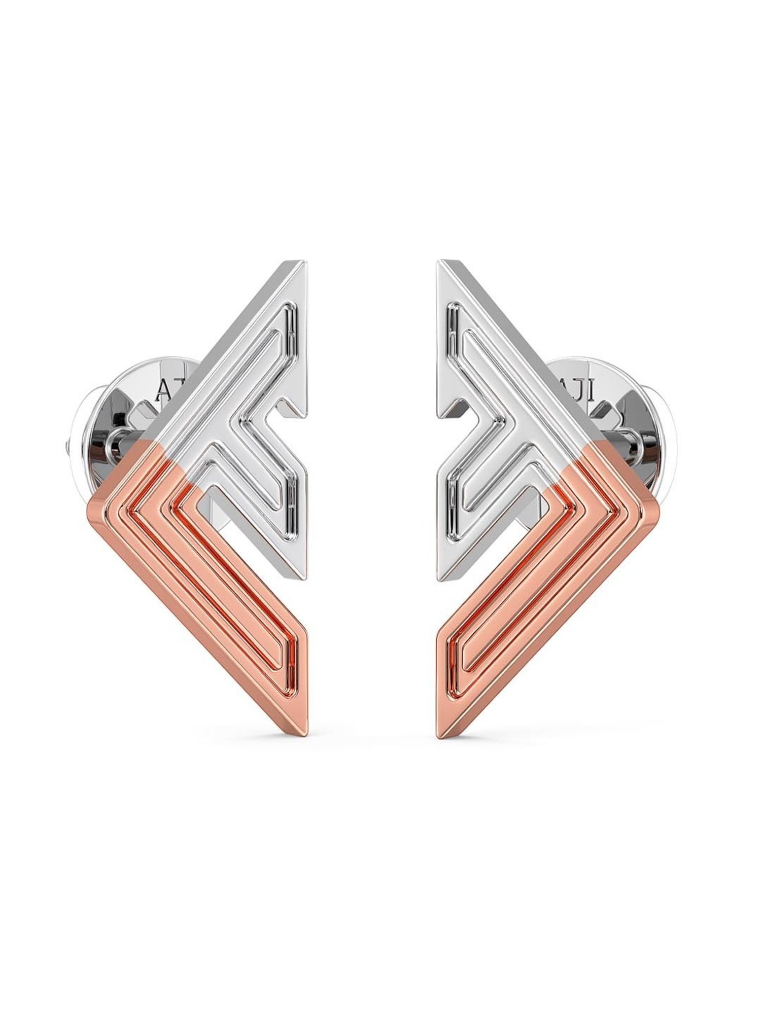 Joyalukkas 950 Platinum Modern Threader Earrings