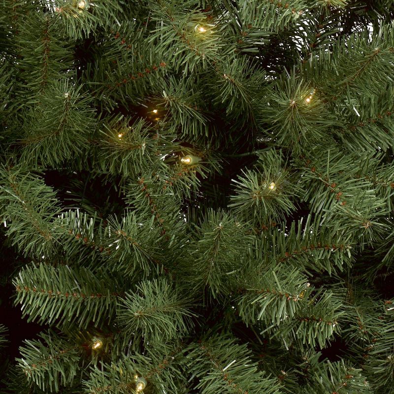 9ft Pre-lit Artificial Christmas Tree Slim Alberta Spruce Clear Lights - Wondershop™