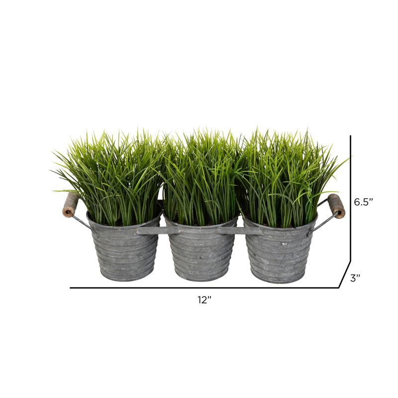 Vickerman 6.5" Potted Grass.