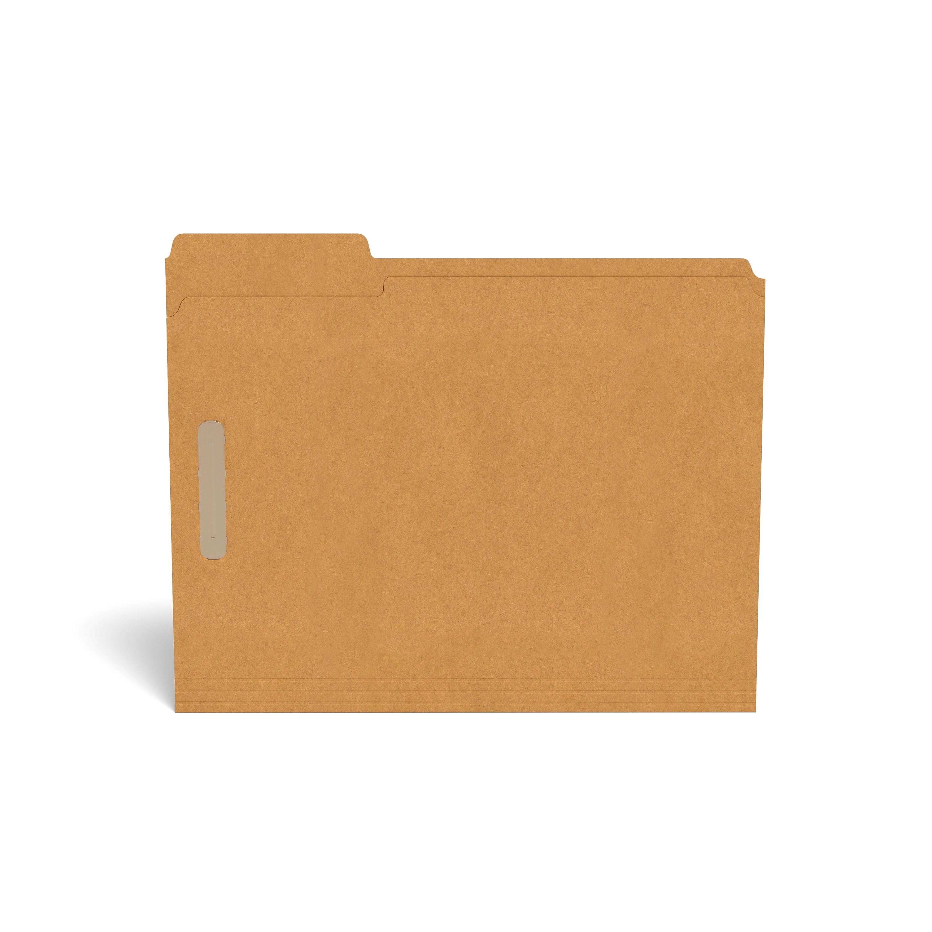 MyOfficeInnovations Reinforced Fastener Folders Letter Size Kraft 50/Box 831123