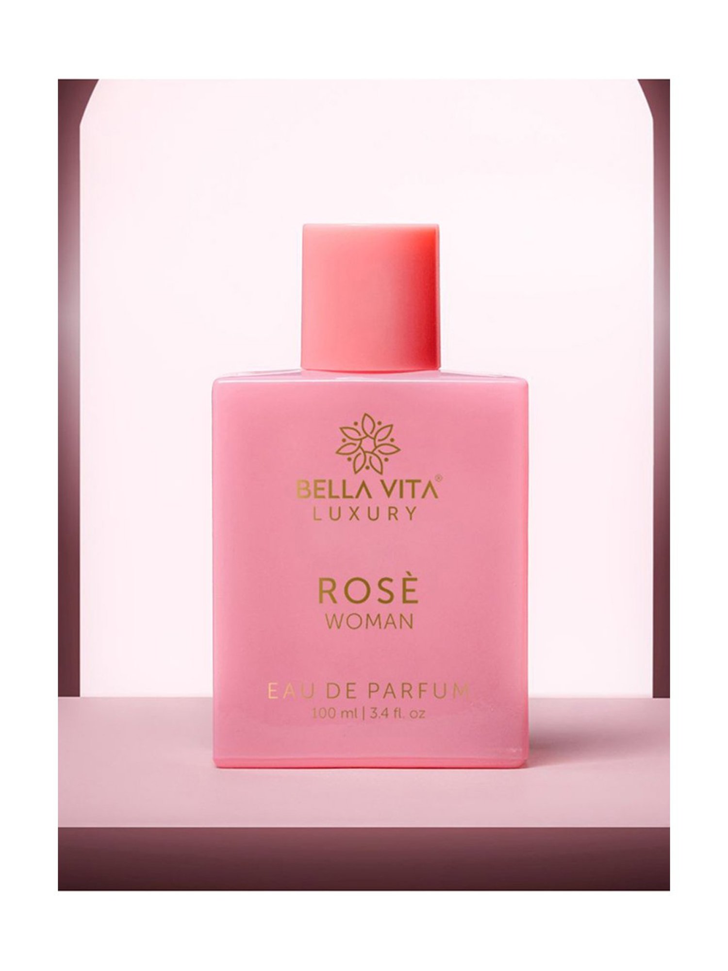 Bella Vita Luxury Rose Perfume for Women With Long Lasting Floral Fragrance - 100 ml