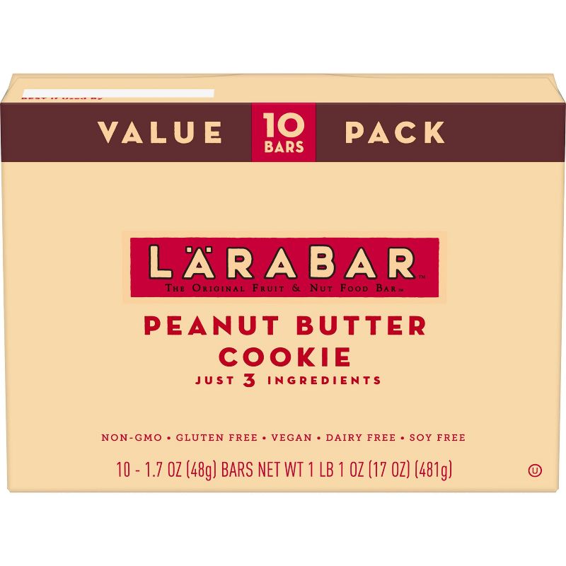 Larabar Peanut Butter Cookie Nutrition Bar - 16oz - 10ct