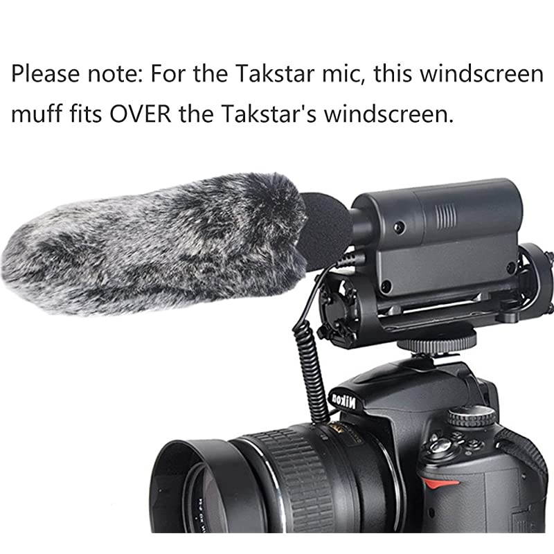 Microphone Furry Windscreen Muff for TAKSTAR SGC598