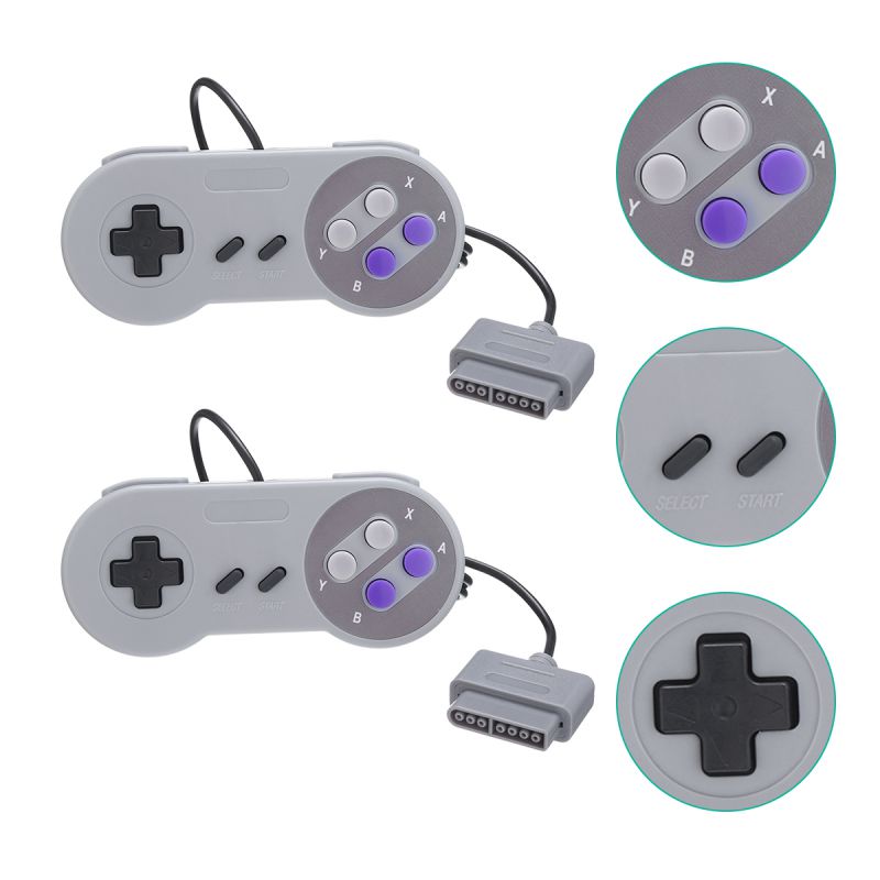 Replacement Controller for Nintendo SNES Controller Gamepad Joypad USB Windows Mac system