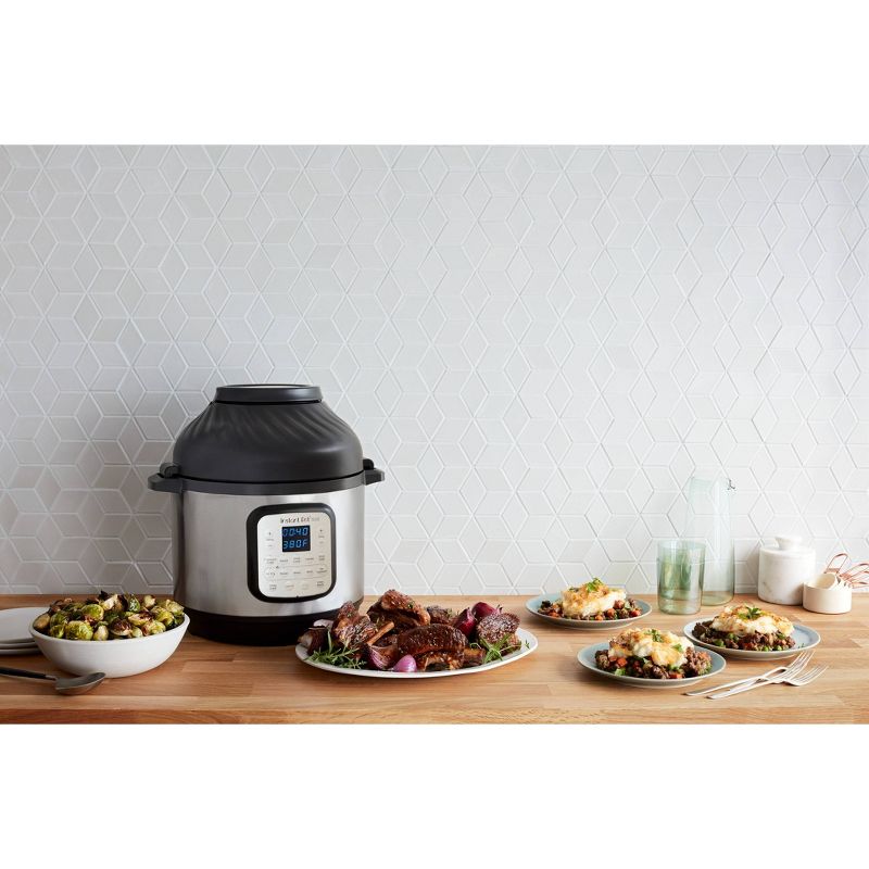 Instant Pot 8 qt 11-in-1 Air Fryer Duo Crisp + Electric Pressure Cooker