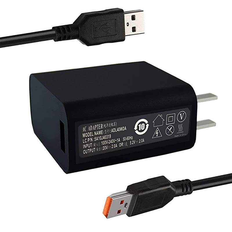 40W Yoga Adapter Charger for Yoga 3 Pro 1370 for Core i3 i5 1170 1470 for Core i3 Pro Yoga 900 Yoga 700 70011ISK 70014ISK IdeaPadMiix 70012ISK ADL40WCC ADL40WDB ADL40WDA ADL40WLC