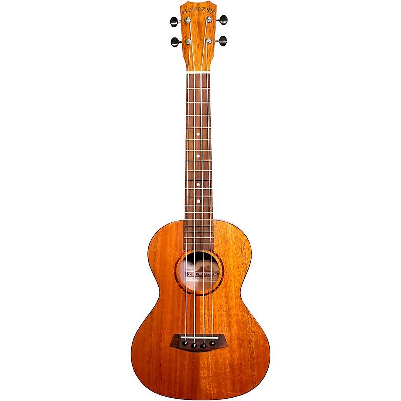 Islander Traditional concert ukulele with Mahogany top, Tortoise Binding Satin Natural