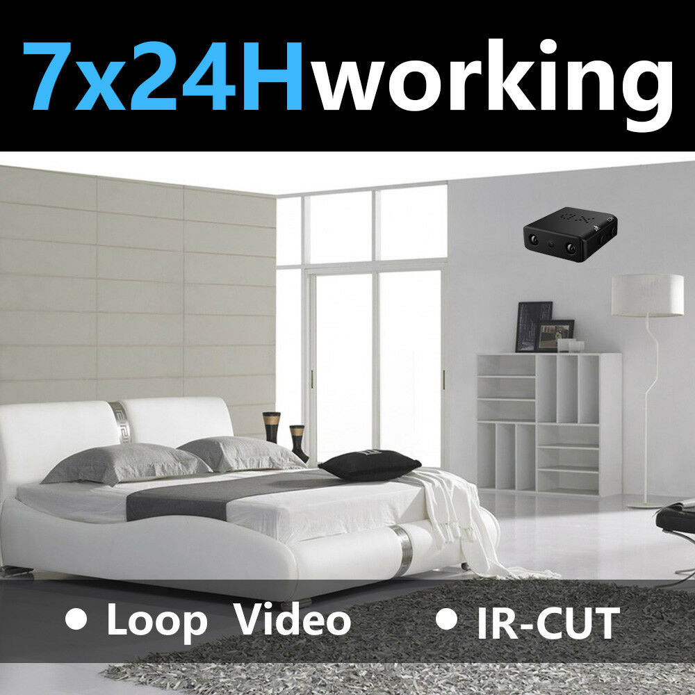 XD 1080P Mini Spy Camera IR Cut Portable Smallest Security Camcorder HD DV DVR Night Vision Motion Detection for Home,Office,Car, Drone