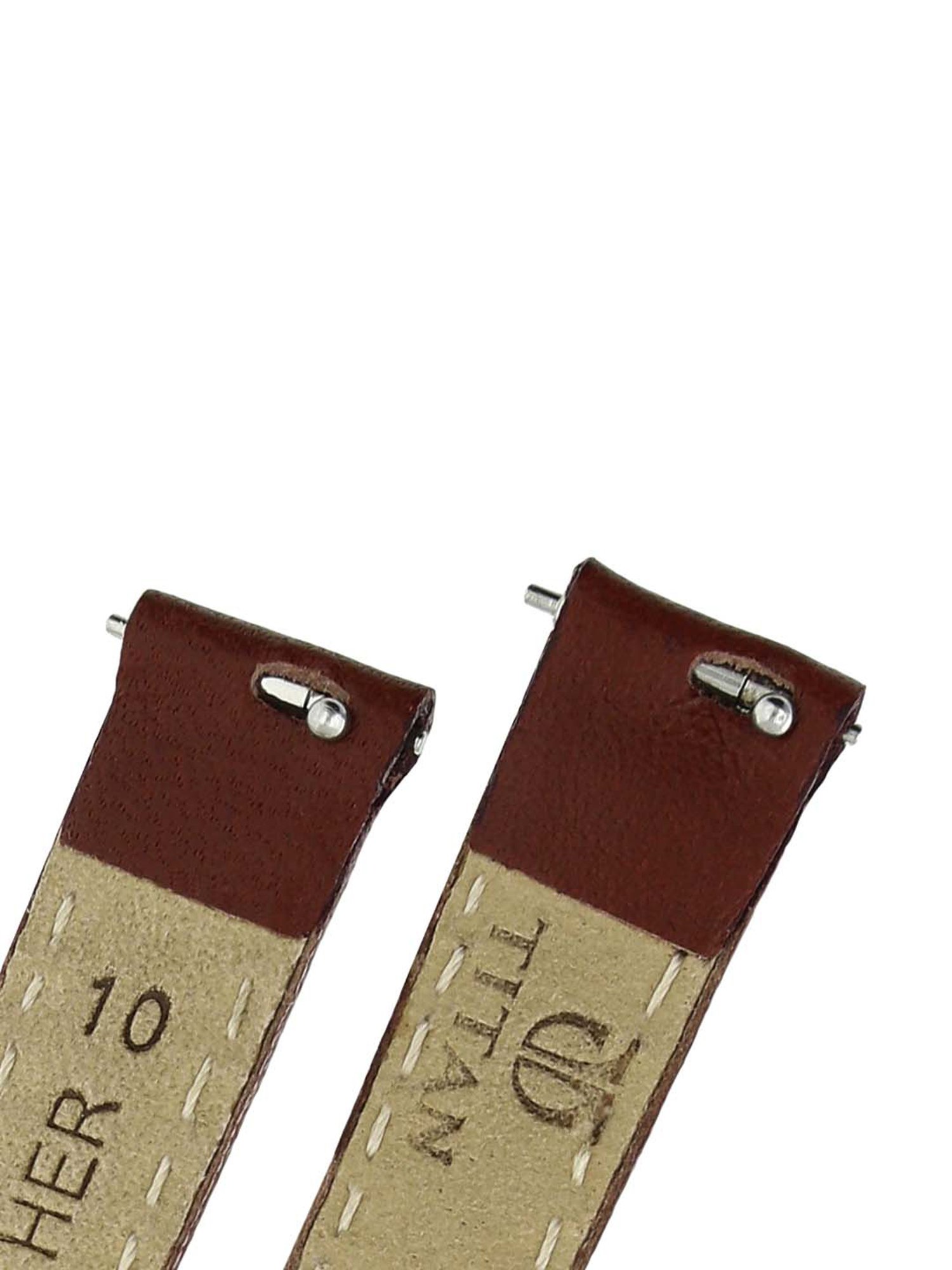 Titan 24 mm Tan Genuine Leather Strap for Men