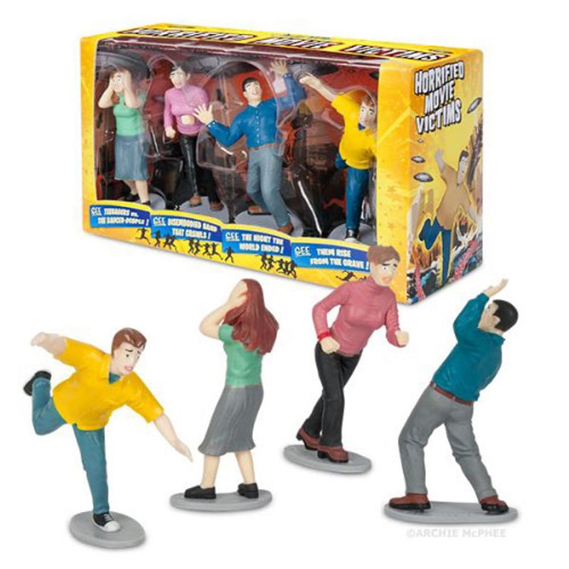 Accoutrements Horrified Movie Victims Set Of 4 Figure