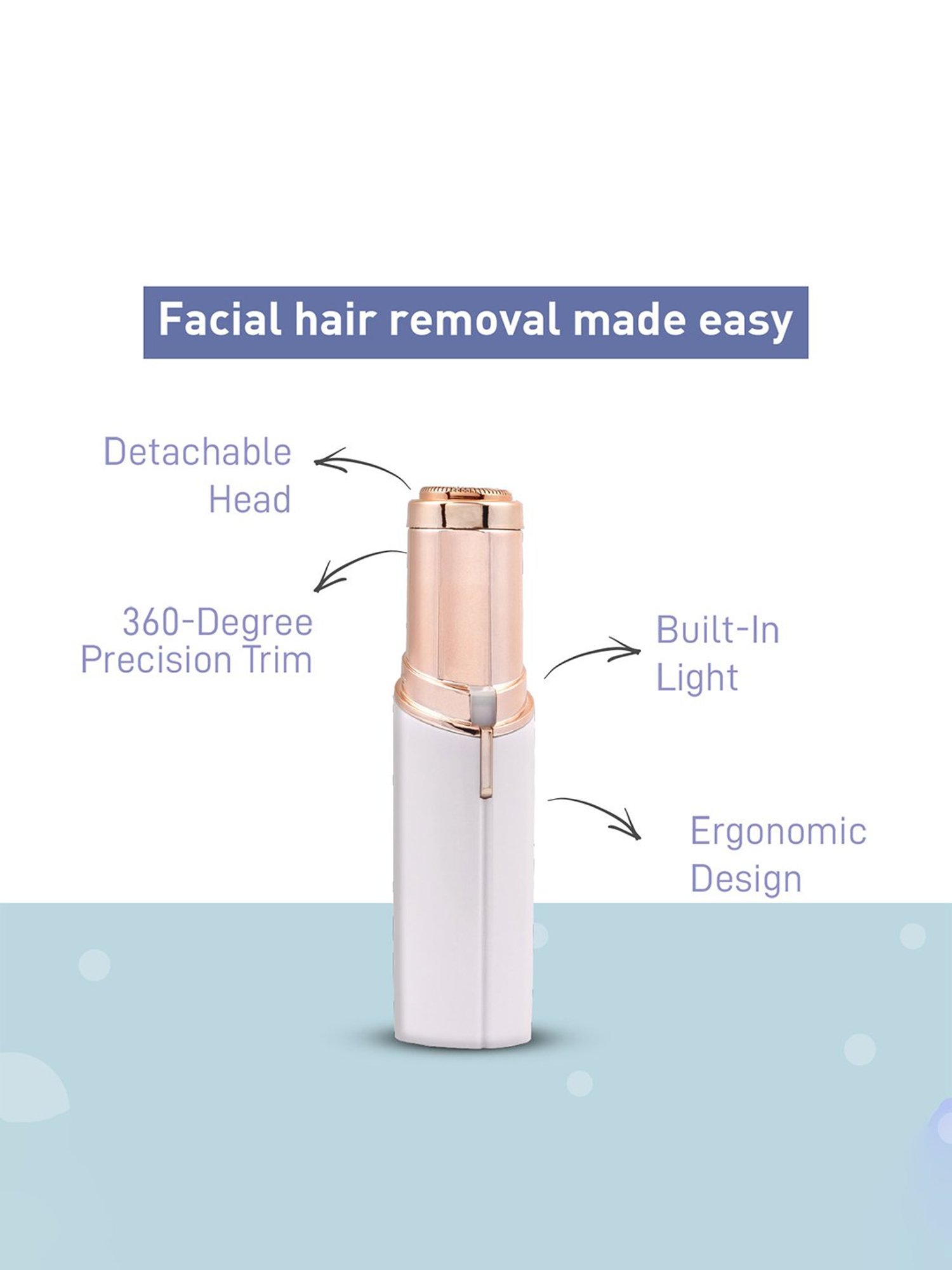 Sirona Portable Electronic Facial Razor